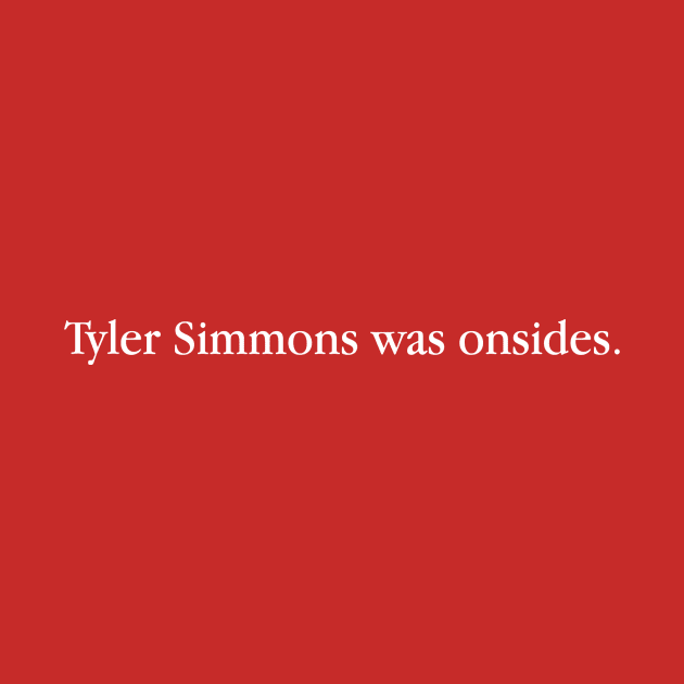 Tyler Simmons was onsides by robertophilo