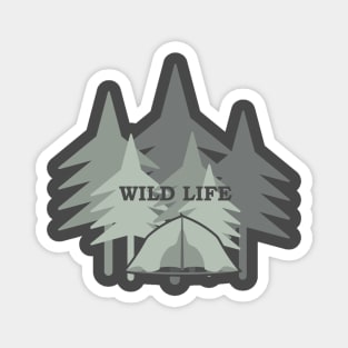 camp wild life Magnet