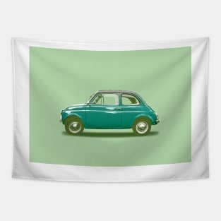 Green Fiat 500 Tapestry