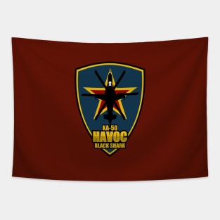 KA-50 Havoc Black Shark Tapestry