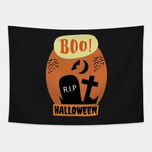 Halloween graveyard Tapestry