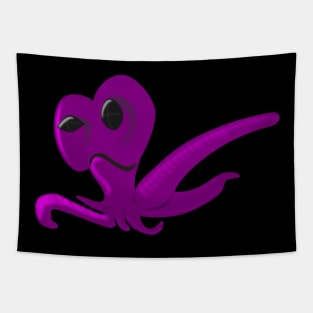 Alien Octopus Tapestry