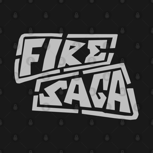 Fire Saga band logo by GeekGiftGallery