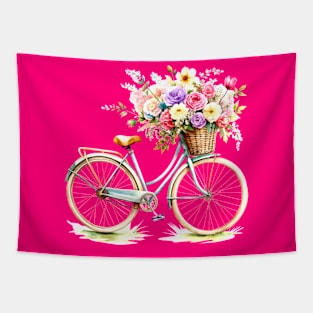 Riding a bike Tapestry