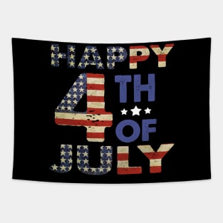 Happy 4th Of July - Independence Day Tapestry