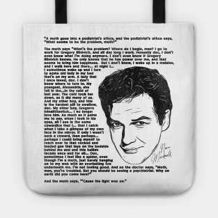 Norm MacDonald -- "A Moth Goes..." Joke Tote