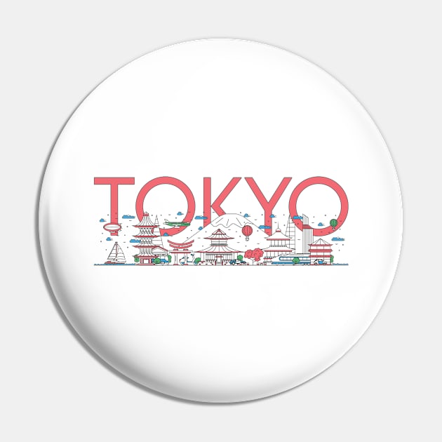 Tokyo travel Pin by SerenityByAlex