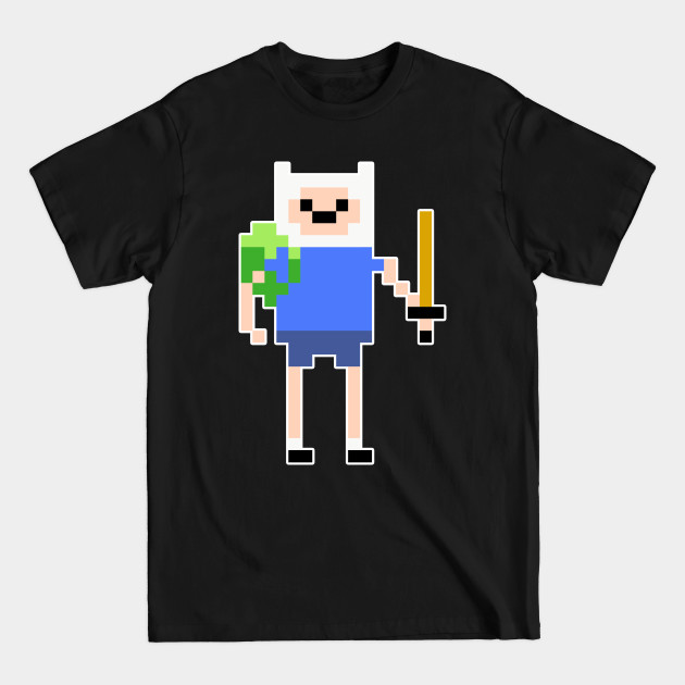 Discover Finn - Pixel art - Adventure Time - T-Shirt