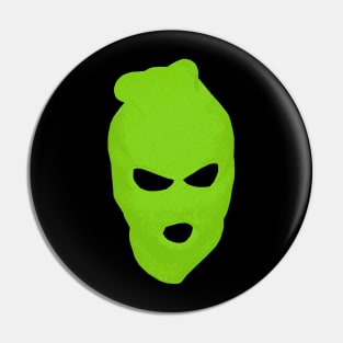 BLANK FACE GREEN Pin