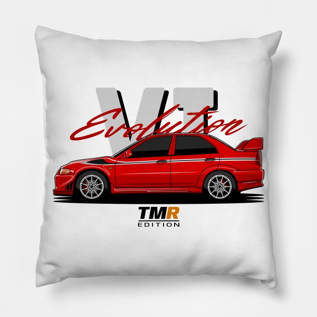 EVO TM EDITION Pillow by turboosted