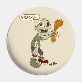 Vegan Zombie Pin