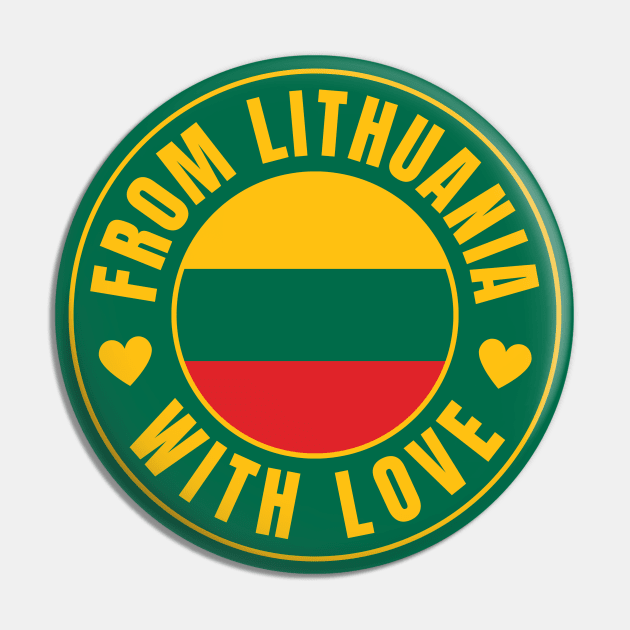 Lithuania Pin by footballomatic