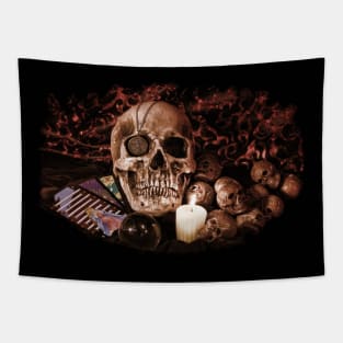 Creepy Occult Still Life Tapestry