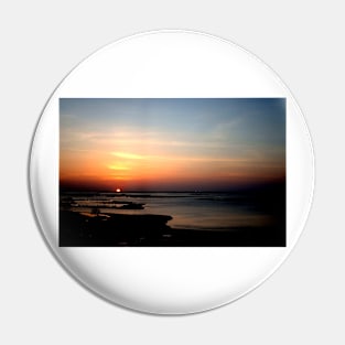 Atlantic City Sunset Pin