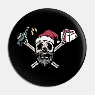 Noel and skull Pin