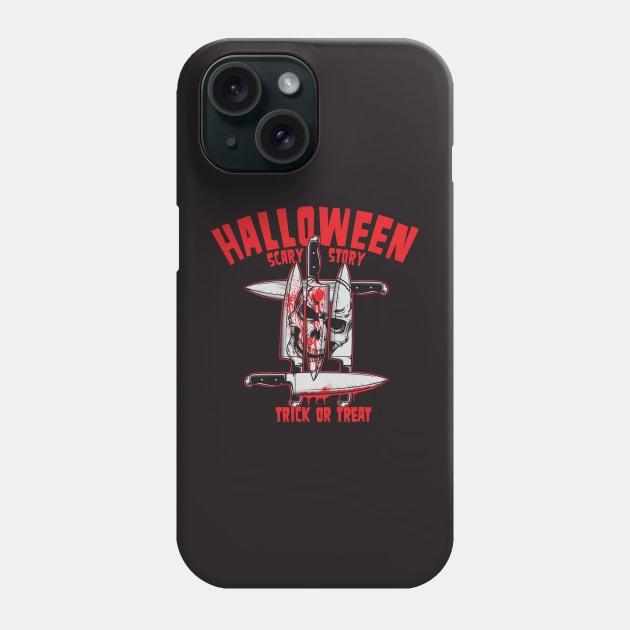 knife on Halloween Phone Case by Gientescape