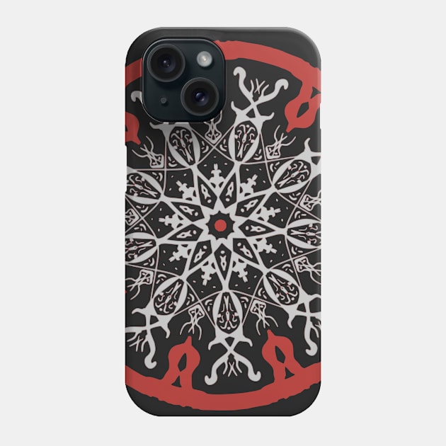 Mandala III Phone Case by SAROSCollective