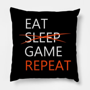 Eat, Sleep, Game Pillow