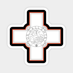 Malta George Cross - For Gallantry Magnet