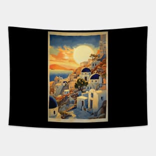 Santorini, Greece Tapestry