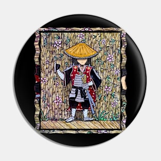 Bamboo Samurai Pin