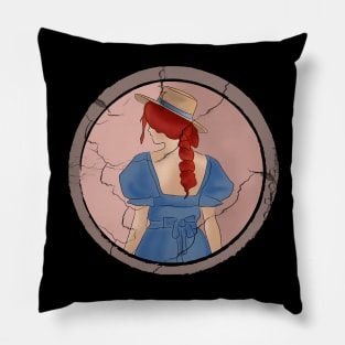 Vintage Storybook Girl - A Tale of Wonder Pillow