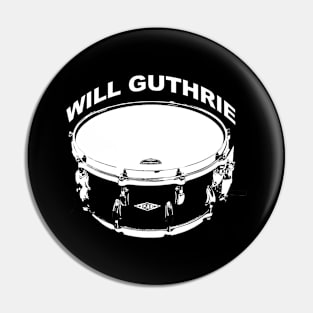 Will Guthrie drum Pin