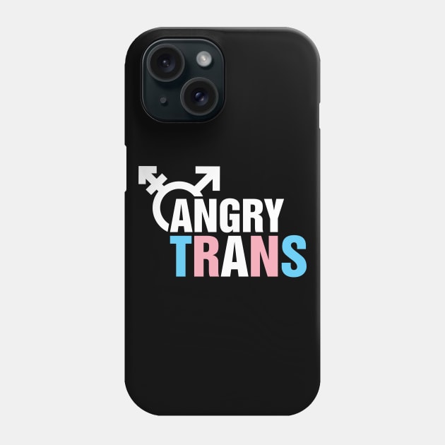 Angry Trans Transmasculine Transgender Transman Phone Case by Lifyen