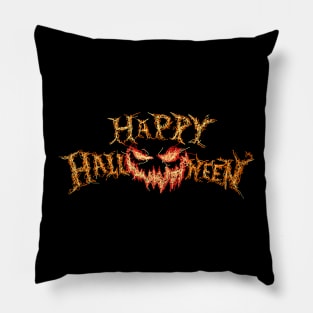 Happy Halloween Scribbleart Pillow