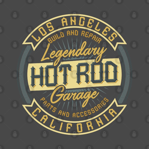 Los Angeles Legendary Hot Rod Garage Design by Jarecrow 