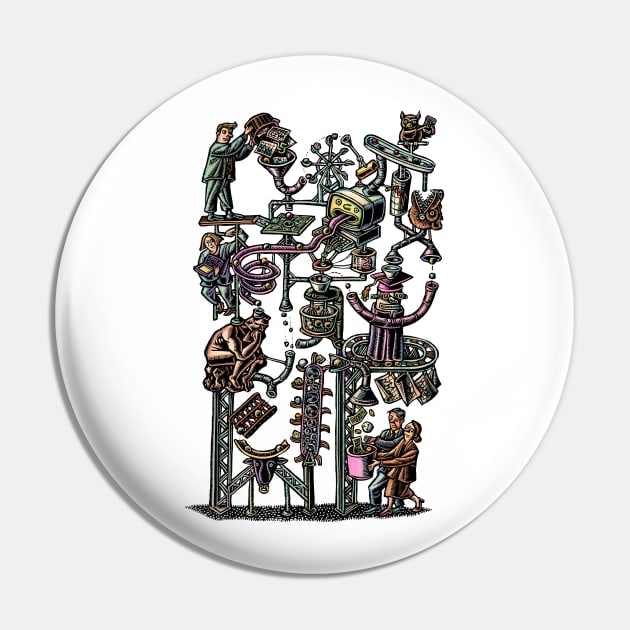 Complicated Business Machine Pin by Lisa Haney