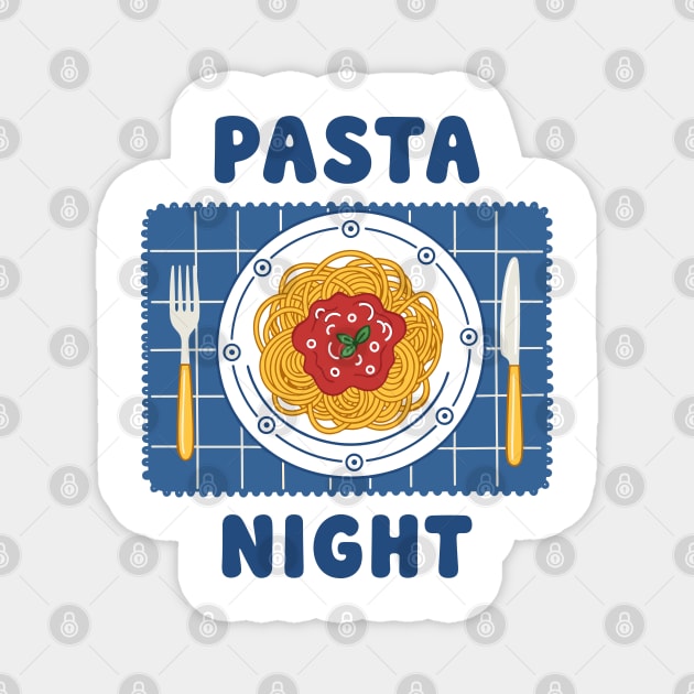 Pasta Night Magnet by enrynz