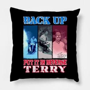 Red, White, & Blue Terry Pillow