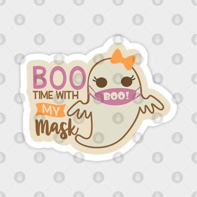 Boo Time With My Mask Magnet by koolteas