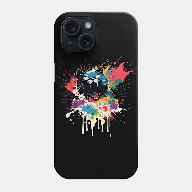 mad cat Phone Case by myepicass