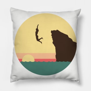 Cliff Jumping Pillow