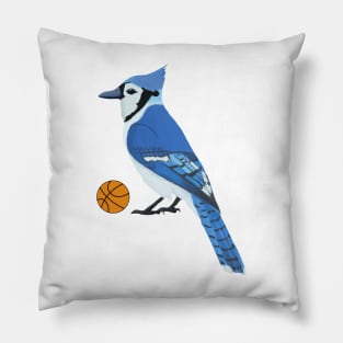 Basketball Blue Jay Pillow