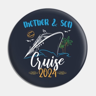 Mother And Son Cruise 2024, Travelling Traveller Pin