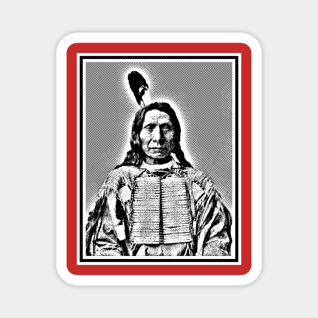 CHIEF RED CLOUD-OGLALA LAKOTA SIOUX 2 Magnet by truthtopower