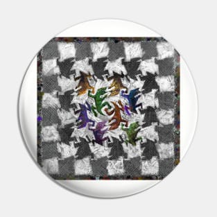 M.C. “Master of Chess“ Escher Pin