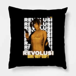 Revolusi! Girl not soft! Pillow