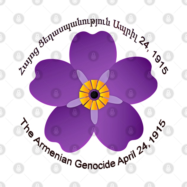 Armenian Forget Me Not  FLower by doniainart