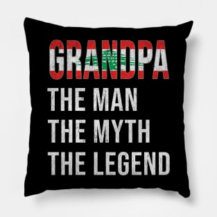 Grand Father Lebanese Grandpa The Man The Myth The Legend - Gift for Lebanese Dad With Roots From  Lebanon Pillow