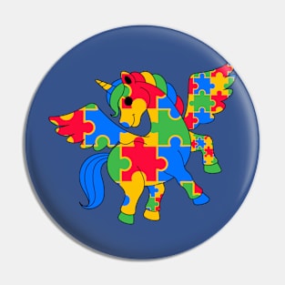 Autism Unicorn Pin