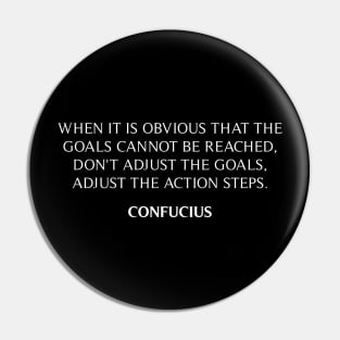 Confucius' Quote Pin