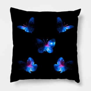 Space Butterflies Pillow