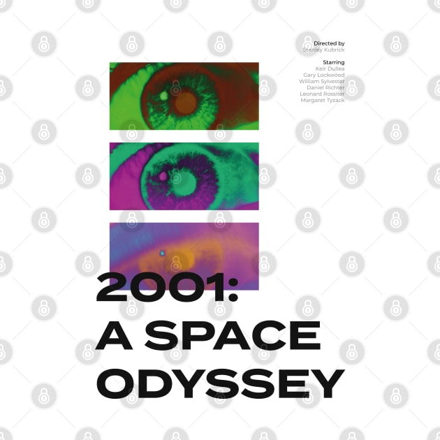 2001: A Space Odyssey - Minimalist Movie Poster - Stanley Kubrick by notalizard