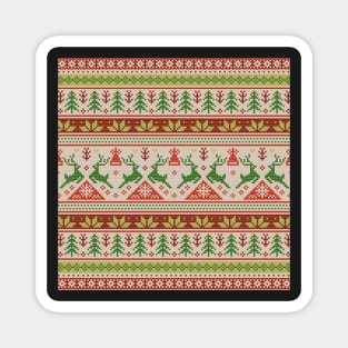 Ugly Christmas Sweater Knitted Like Magnet