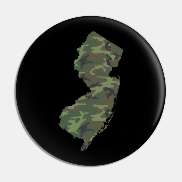 New Jersey Military Pin by GreenGuyTeesStore