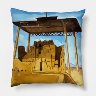 Casa Grande Ruins National Monument Pillow